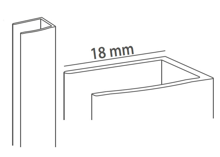 Seitenprofil B50 18mm