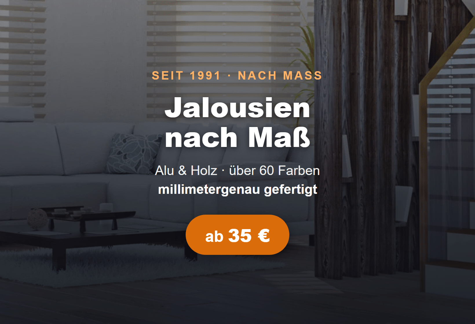 Lamellenjalousien nach Maß