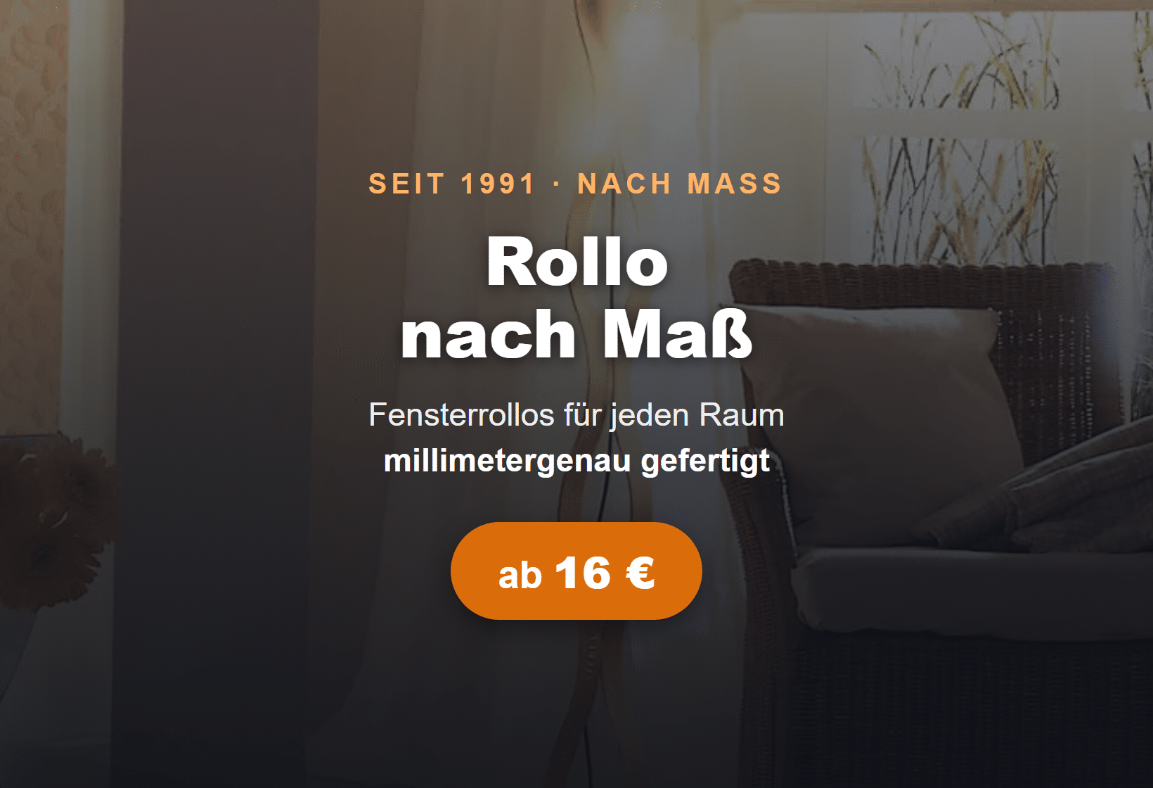 Rollo nach Maß – Fensterrollos für jeden Raum