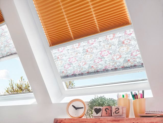 Alternativ zu Dachfensterjalousien - Dachfensterplissees auf Maß für Velux Dachfenster