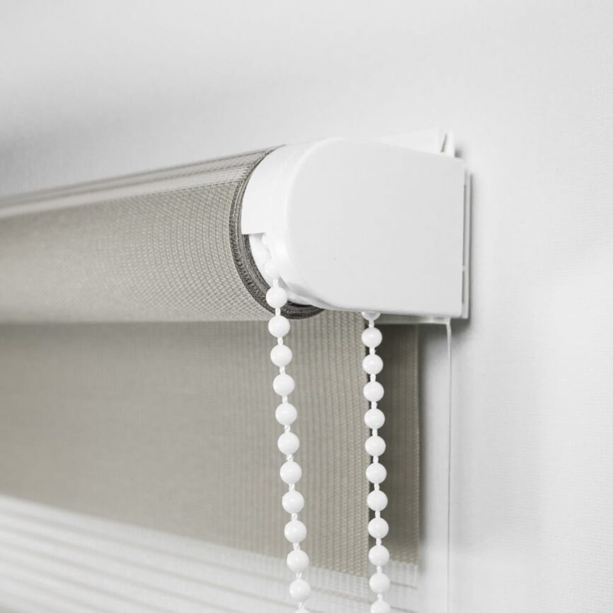 Doppelrollos zur Wandmontage oder Deckenmontage - mit Bohren