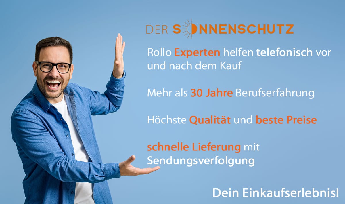 Dein Online Einkaufserlebnis, wenn es um Sonnenschutz und innovative Lösungen geht.