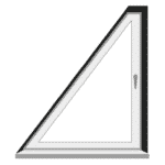 Dreiecksfensterplissee als Sonderformenplissee