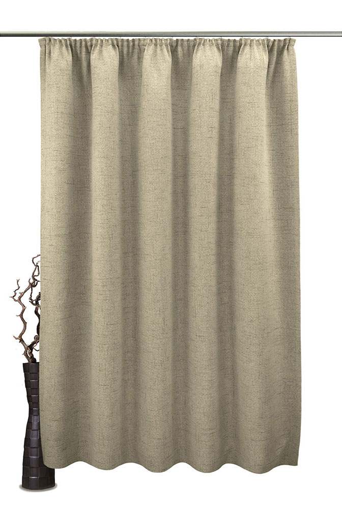Vorhang mit Kräuselband Detail