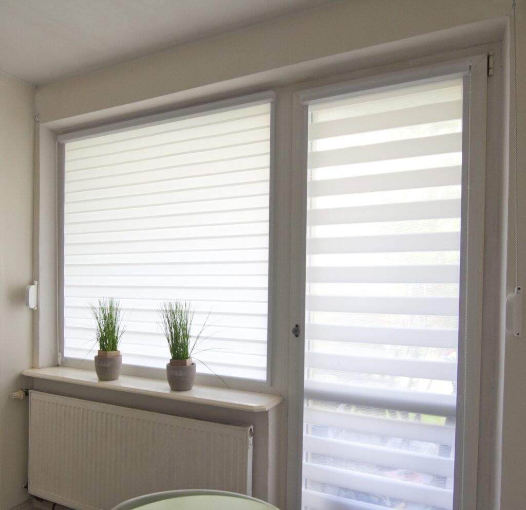 Das Doppelrollo für Terassentüren oder Balkontüren