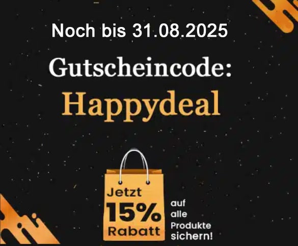 Happydeal 15% Rabatt bei dersonnenschutz.de auf alle Produkte