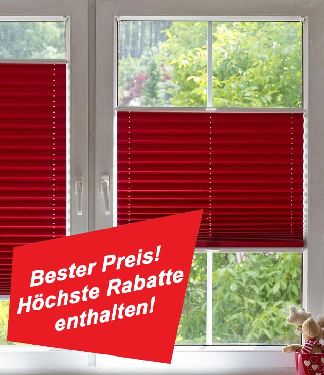 Plisseero Star Plissees auf Maß - Spitzen Plisees zum kleinen Preis.