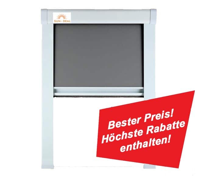 SunDeal Dachfensterrollos - Beste Preise für deinen Velux Fenster Sonnenschutz