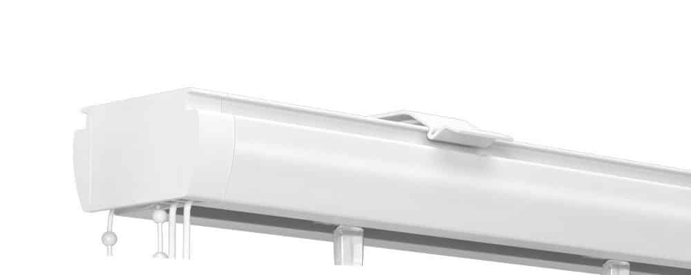 Führung in Vertikal Oberschienen in weiß